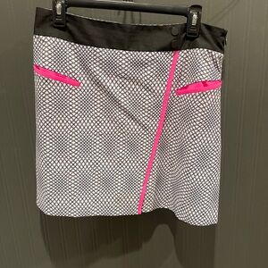 Annika Cutter & Buck golf‎ skort 10 shorts sporty athletic skirt activewear pink